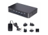 StarTech.com 4-Port DisplayPort 1.4 KVM Switch, 8K 60Hz / 4K 144Hz, 2x USB 3.0 Ports, 4x USB 2.0 Ports, Hotkey Switching, TAA Compliant (D86A2-4-PORT-8K-KVM) - Right-angle