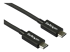 StarTech.com 2.6ft (80cm) Thunderbolt 3 Cable, 40Gbps, 100W PD, 4K/5K Video, Thunderbolt-Certified, Compatible w/ TB4/USB 3.2/DisplayPort - Close up