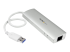 StarTech.com 3-Port USB 3.0 Hub with Gigabit Ethernet - Right-angle