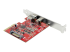 StarTech.com 2-Port 10Gbps USB-A & USB-C PCIe Card, USB 3.1 Gen 2 PCI Express Type C/A Host Controller Card Adapter, USB 3.2 Gen 2x1 PCIe Desktop Expansion Add-On Card, Windows/macOS/Linux - Back