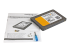 StarTech.com M.2 (NGFF) SSD to 2.5in SATA III Adapter - Left-angle