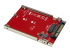 StarTech.com M.2. PCI-e NVMe to U.2 (SFF-8639) Adapter - Left-angle