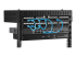 StarTech.com 8U 19" Wall Mount Network Rack, Adjustable Depth 12-20" 2 Post Open Frame Server Room Rack for AV/Data/ IT Communication/Computer Equipment/Switch with Cage Nuts & Screws - Left-angle