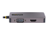 StarTech.com USB C Video Adapter, USB C to HDMI DVI VGA Adapter, Up to 4K 60Hz, Aluminum, Multiport Video Display Adapter for Laptops, Thunderbolt 3/4 Compatible, USB Type C Monitor Adapter - Top