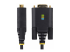 StarTech.com 6.6ft (2m) USB to Serial Adapter Cable, COM Retention, RS232 - Front