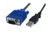 StarTech.com Crash Cart Adapter - Right-angle