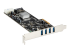 StarTech.com 4 Port USB 3.0 PCIe Card w/ 4 Dedicated Channels - Back