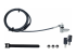 StarTech.com Universal Laptop Lock 6.6ft (2m), Security Cable For Notebook Compatible With Noble Wedge®/Nano/K-Slot; Keyed Locking Cable - Front