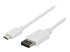 StarTech.com 6ft/1.8m USB C to DisplayPort 1.2 Cable 4K 60Hz, USB-C to DisplayPort Adapter Cable HBR2, USB Type-C DP Alt Mode to DP Monitor Video Cable, Works with Thunderbolt 3, White - Right-angle