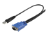 StarTech.com 15 ft 2-in-1 Ultra Thin USB KVM Cable - Close up