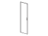 APC NetShelter SX - Rack front door (curved, vented) - Right-angle