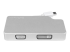 StarTech.com Aluminum Travel A/V Adapter: 3-in-1 Mini DisplayPort to VGA, DVI or HDMI - Front