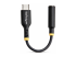 StarTech.com USB-C Audio Adapter to 3.5mm TRRS Jack, Headphone Aux Dongle - Front