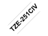 Brother TZ251CIV - Black on white - Left-angle