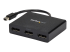 StarTech.com 3-Port Multi Monitor Adapter, Mini DisplayPort 1.2 to 3x DisplayPort MST Hub, Triple 1080p or Dual 4K 30Hz, mDP to DP MST Video Splitter for Extended Desktop on Windows PCs - Right-angle