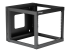 StarTech.com "8U Hinged Open Frame Wall Mount Network Rack - Left-angle