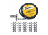 StarTech.com 25-Pack Laptop Lock, Compatible w/Noble Wedge/Nano/K-Slot - Front