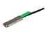 StarTech.com MSA Uncoded Compatible 2m 40G QSFP+ to QSFP+ Direct Attach Breakout Cable Twinax, 40 GbE QSFP+ Copper DAC 40 Gbps Low Power Passive Transceiver Module DAC, 40GE Breakout Cable - Close up