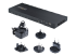 StarTech.com 4-Port HDMI Splitter, 4K 60Hz HDMI 2.0 Video, 1 In 4 Out HDMI Splitter, 4K HDMI Splitter w/Built-in Scaler, 3.5mm/Optical Audio Port, Durable Metal Housing, HDR/HDCP - Right-angle