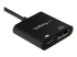 StarTech.com USB C to DisplayPort Adapter with Power Delivery, 8K 60Hz/4K 120Hz USB Type C to DP 1.4 Monitor Video Converter w/60W PD Pass-Through Charging, HBR3, Thunderbolt 3 Compatible - Close up