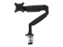 StarTech.com Desk Mount Monitor Arm, Heavy Duty Ergonomic VESA Monitor Arm, Single Display up to 9kg, Full Motion, Height Adjustable, Articulating, Aluminum, C-Clamp/Grommet, Black - Front