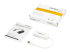 StarTech.com USB 3.0 to Gigabit Ethernet Adapter NIC w/ USB Port (White) - Right-angle