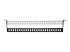 StarTech.com 1U Rack Mountable Cable Lacing Bar w/Adjustable Depth, Cable Support Guide For Organized 19" Racks/Cabinets, Horizontal Cable Guide For Patch Panels/Switches/PDUs - Top