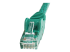 StarTech.com 75ft CAT6 Ethernet Cable, 10 Gigabit Snagless RJ45 650MHz 100W PoE Patch Cord, CAT 6 10GbE UTP Network Cable w/Strain Relief, Green, Fluke Tested/Wiring is UL Certified/TIA - Close up