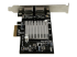 StarTech.com Dual Port PCI Express (PCIe x4) Gigabit Ethernet Server Adapter - Right-angle