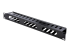 StarTech.com 1U Horizontal Finger Duct Rack Cable Management Panel with Cover - Right-angle