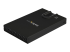 StarTech.com USB 3.0 to 2.5-inch SATA External Hard Drive Enclosure with Secure Biometric Fingerprint/Password Access for 256-bit AES Encrypted USB 3.1 Gen 1 5Gbps SSD/HDD Data Transfer - Left-angle