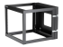 StarTech.com "8U Hinged Open Frame Wall Mount Network Rack - Right-angle