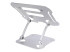 StarTech.com Laptop Stand for Desk, Ergonomic Laptop Stand Adjustable Height, Aluminum, Portable, Supports up to 22lb (10kg), Foldable Laptop Holder for Desk - Back