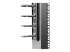 StarTech.com Vertical 0U Server Rack Cable Management w/ D-Ring Hooks - Close up