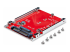 StarTech.com M.2 to U.3 Adapter, For M.2 NVMe SSDs, PCIe M.2 Drive to 2.5inch U.3 (SFF-TA-1001) Host Adapter/Converter, TAA Compliant - Right-angle