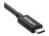 StarTech.com 50cm (1.6ft) Thunderbolt 3 Cable, 40Gbps, 100W PD, 4K/5K Video, Thunderbolt-Certified, Compatible w/ TB4/USB 3.2/DisplayPort - Close up