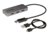 StarTech.com 3-Port MST Hub, DisplayPort to Triple HDMI Monitors, 4K 60Hz, DP 1.4 Multi-Monitor Video Adapter with 1ft (30cm) Built-in Cable, USB Powered, Windows Only - Left-angle