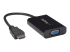StarTech.com HDMI to VGA Video Adapter Converter with Audio for Desktop PC / Laptop / Ultrabook - Right-angle