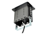 StarTech.com Conference Table Power Center with 1x CE Certified BS1363 AC Outlet & 2x USB BC 1.2, Recessed In-Table/Desk Power Strip/Charging Station for Meeting Room/Boardroom/Lab Bench - Back