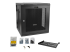 StarTech.com 12U 19" Wall Mount Network Cabinet, 20" Deep 4 Post Hinged Locking IT Computer Equipment Enclosure with Shelf, Flexible Vented Switch Depth Data Rack Cisco 3850, 2960 Series - Front
