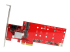 StarTech.com 2x M.2 NGFF SSD RAID Controller Card plus 2x SATA III Ports - Right-angle