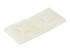 StarTech.com 100 Pack Cable Tie Mounts with Adhesive Tape for 0.18 in. (4.6 mm) Wide Ties, Nylon/Plastic Zip Tie Mounts, Electrical/Network Cable Wrap Mounts / 94V-2 Fire & UL Rated TAA - Left-angle