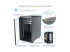 StarTech.com 18U 19" Server Rack Cabinet, 4 Post Adjustable Depth (6-32")Locking Knock Down Network/Computer Equipment Enclosure, Mobile with Glass Door & Casters, HP ProLiant ThinkServer - Right-angle