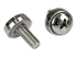 StarTech.com M5 Mounting Screws and Cage Nuts for Server Rack Cabinet - Front