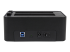 StarTech.com Dual Bay Hard Drive Duplicator and Eraser, Standalone HDDSSD ClonerCopier, USB 3.0 to SATA Docking Station, Hard Disk Duplicator and Sanitizer Dock - Back