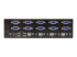 StarTech.com 4 Port VGA KVM Switch - Back