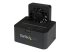 StarTech.com Hot-Swap Hard Drive Docking Station for 2.5"/3.5" SATA III Hard Drives - Right-angle
