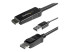 StarTech.com 3m HDMI to DisplayPort Adapter Cable with USB Power - Right-angle