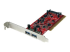 StarTech.com 2 Port PCI SuperSpeed USB 3.0 Adapter Card with SATA Power - Right-angle