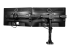 StarTech.com Desk Mount Triple Monitor Arm, Ergonomic VESA 3 Monitor Mount up to 27", Articulating & Height Adjustable Pole Mount, Tilt/Swivel/Rotate LCD/LED Screen, Desk Clamp/Grommet - Close up